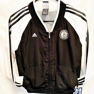 NWT Adidas jacket BROOKLYN NY Basketball Women S Discount Shipping Black White